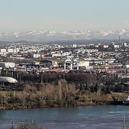 Ferienwohnung T4/5 Avec Vue Sur Les Alpes A 5 Minutes De Lyon La Mulatiere Exterior foto